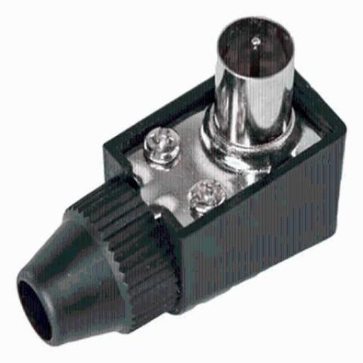 FICHA PIN FINO COAXIL PARA TELEVISOR A TUBO