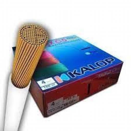 KALOP CONDUCTOR UNIPOLAR BLANCO 4MM