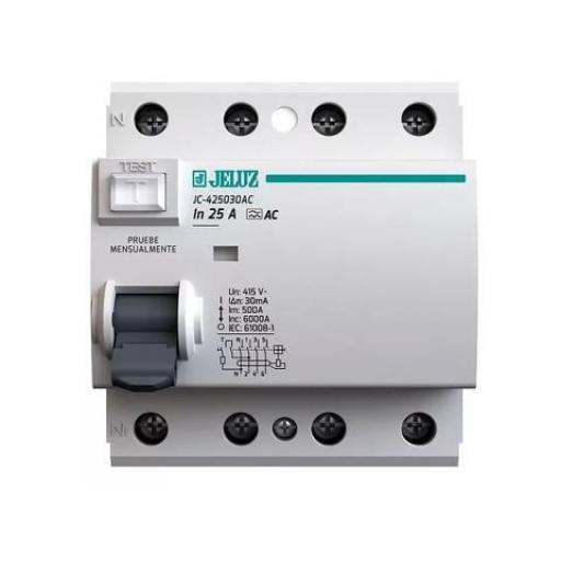 JELUZ DISYUNTOR DIFERENCIAL TETRAPOLAR 40A