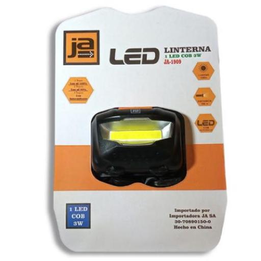 LINTERNA VINCHA COB 3W P/3 AAA (NO INCLUIDAS)