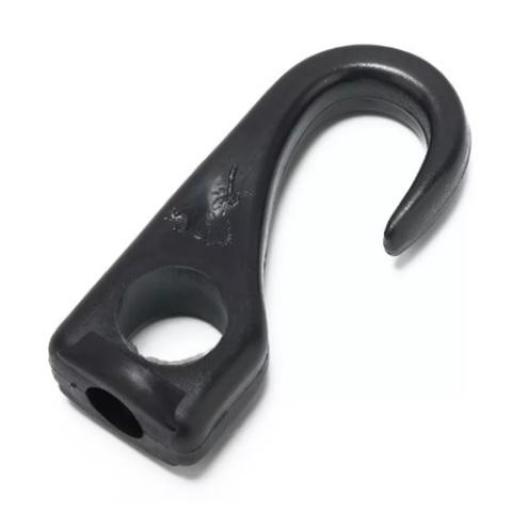 GANCHO PLASTICO P/ SOGA ELASTICA 60MM. X UN. 