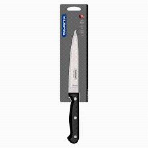 TRAMONTINA CUCHILLA MANGO NEGRO ULTRACORTE