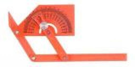 TACTIX TRANSPORTADOR PLASTICO CON REGLA 545131