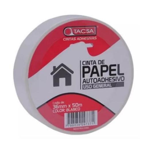 TACSA CINTA ENMASCARAR 36MM X 50MTS. 