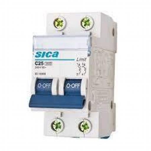 SICA INTERRUPTOR TERMICA BIPOLAR 25A