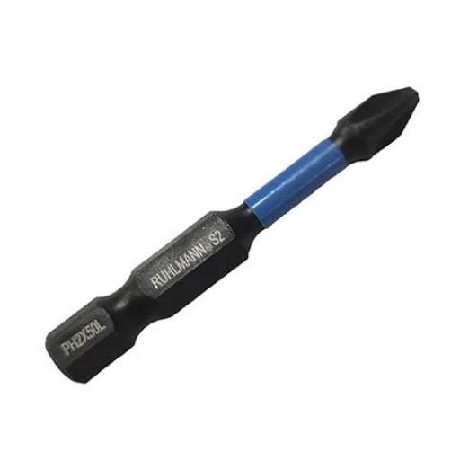 RUHLMANN PUNTA PHILIPS PH2 X 50MM ENC. 1/4 MAGNETICAS