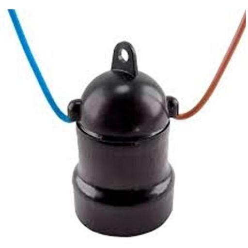 PORTALAMPARA CON CHICOTE DE BAQUELITA