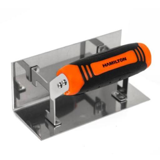 HAMILTON ESPATULA ESQUINA INTERIOR AC. INOX. M.G.