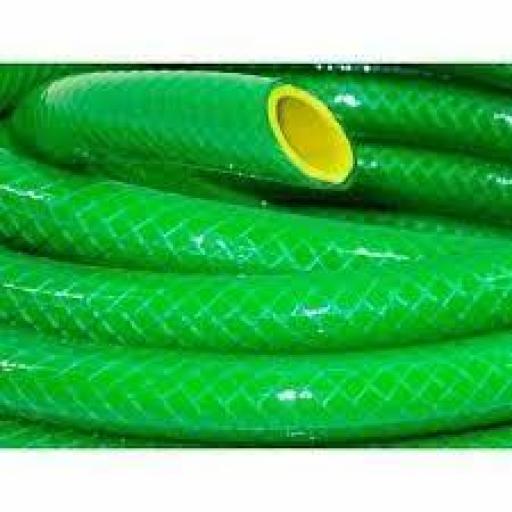 TECNOCOM MANGUERA RIEGO PRESION VERDE 3/4 X 25 MTS