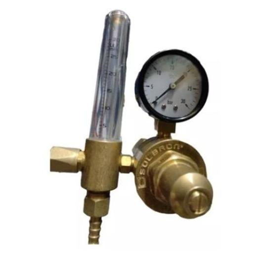 SOLBRON CAUDALIMETRO ARMADO COMPLETO ARGON-CO2