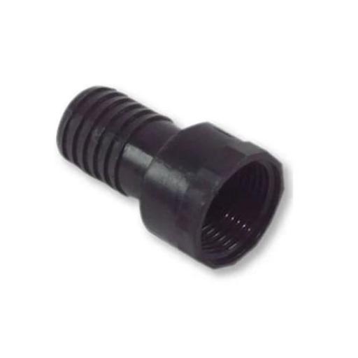 ENCHUFE ROSCA HEMBRA DE 11/4 -POLIETILENO NEGRO-
