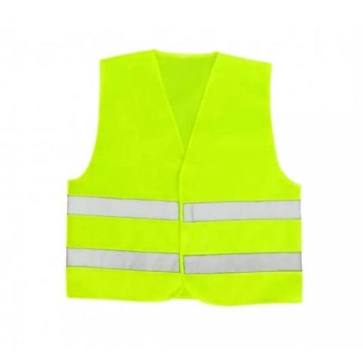 CHALECO REFLECTIVO VIAL AMARILLO FLUO TIPO PONCHO