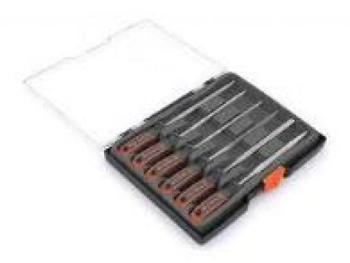 TACTIX JUEGO LIMAS MATRICERO C/ MANGO 6PC TX301256