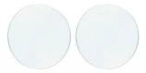 VIDRIO PARA SOLDADURA TRANSPARENTE REDONDO