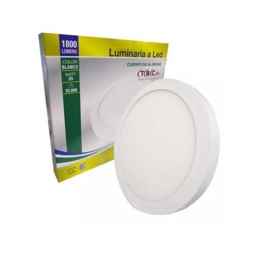 TBCIN PANEL DE ILUMINACION P/ APLICAR CIRCULAR 8W LUZ DIA