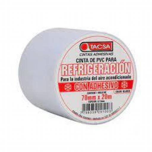 TACSA CINTA PVC P/REFRIGERACION C/ADHESIVO 20MTS