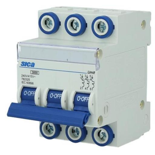 SICA INTERRUPTOR TERMICA TRIPOLAR 63A