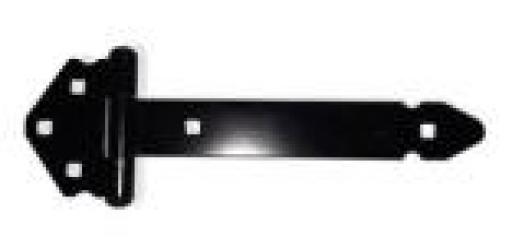 BISAGRA PARA TRANQUERA C/ BULON 3/4 360MM NEGRA