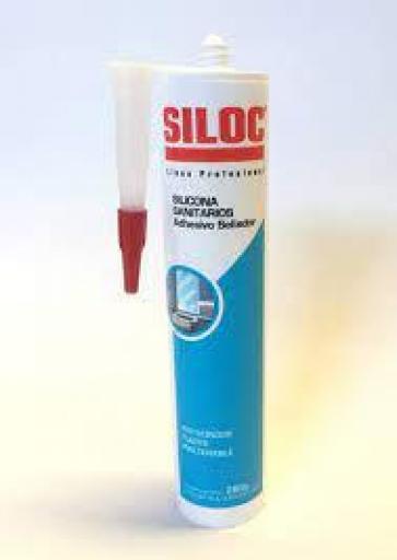 SILOC 400525 SILICONA SANITARIOS ADHES/SELLA TRANSP 280G