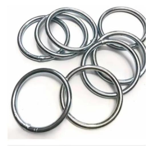 ARGOLLA SOLDADA NIQUELADA 44 MM. PESADA