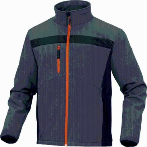 DP CHAQUETA LULEA2 GRIS/NEGRA/NARANJA TALLE XL