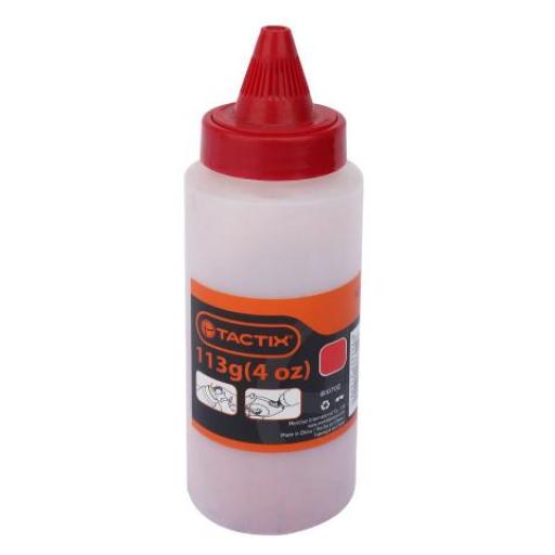 TACTIX TIZA EN POLVO 113GR. ROJA