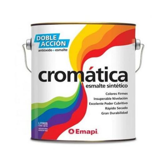 EMAPI CROMATICA ESMALTE SINTETICO NEGRO/B 1/4LT