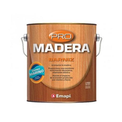 EMAPI PRO MADERA BARNIZ INCOLORO BRILLANTE 1/2 LTS.