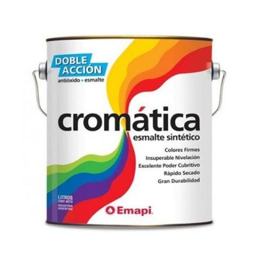 EMAPI CROMATICA ESMALTE SINTETICO NEGRO/S 1/2LT