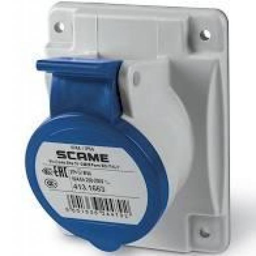SCAME TOMA STECK EMBUTIR IP44 2P+T+32A-220V (410-3263)