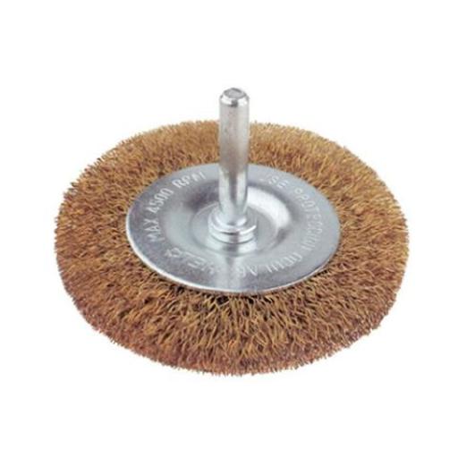 FPL CEPILLO CIRCULAR CON VASTAGO 100MM INOX
