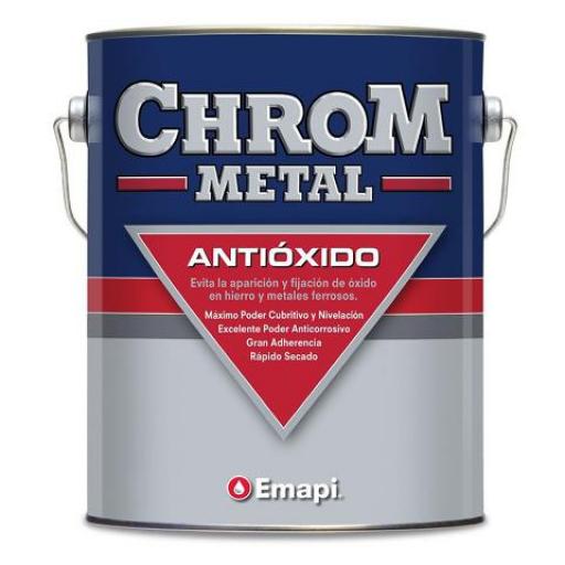 EMAPI CHROM METAL ANTIOXIDO NEGRO/M 4LT