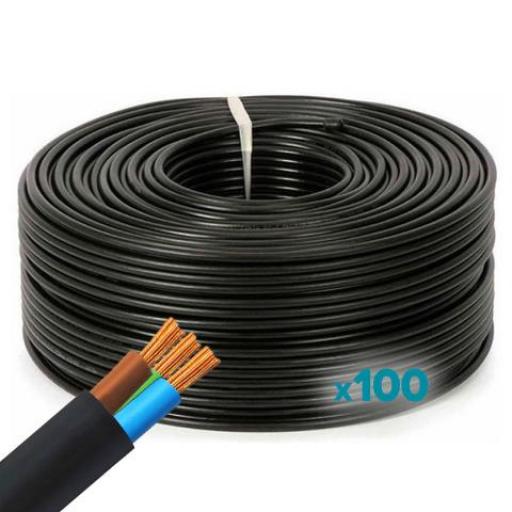 KING CABLE TIPO TALLER NEGRO 3 X 2.5 MM.