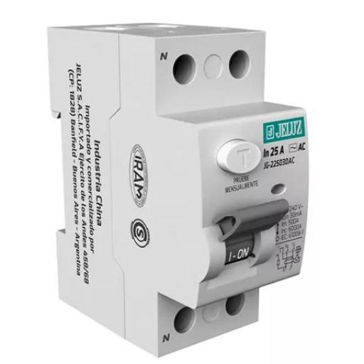 JELUZ DISYUNTOR DIFERENCIAL BIPOLAR 63A
