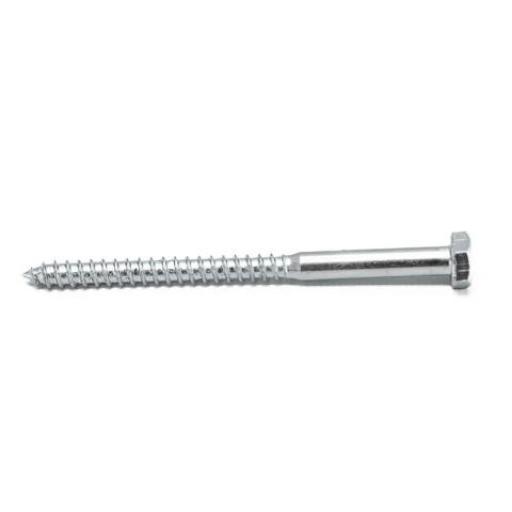 TORNILLO TIRAFONDO ZINC. BCO. 3/16 X 2.1/2