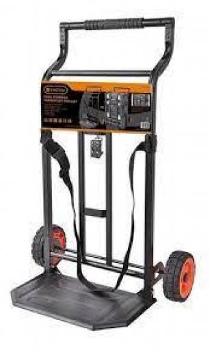 TACTIX CARRO CON RUEDAS Y ZORRA + 3 CAJAS 320366 320360 320364