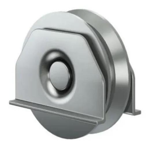 HOFER 5316 RUEDA ACERO ACANALADA C/SO P/ PORTON 60M 