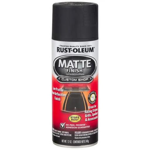 AUTOMOTIVE CUSTOMSHOP NEGRO MATE ESMALTE