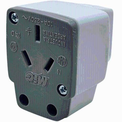 MIG FICHA 10A ALTO CONSUMO HEMBRA C/NEUT.(KD44610)