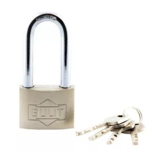 BULIT CANDADO ACERO NIQUELADO REFORZADO 30MM. LARGO