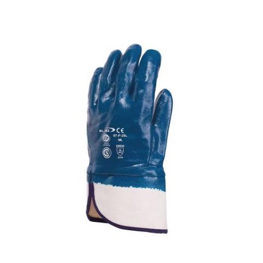 BIL-VEX GUANTE NITRILO PESADO PUÑO TEJIDO