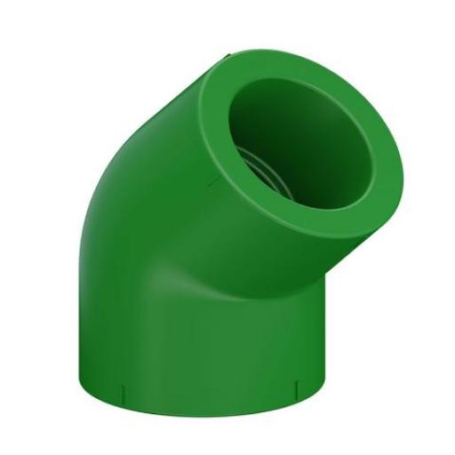 TIGRE CODO A 45 FUSION 63MM.