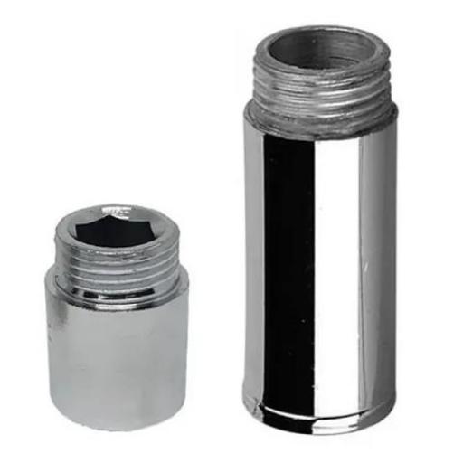 VALFORTE PROLONGACION TRAFILADA CROMADA 3/4X1