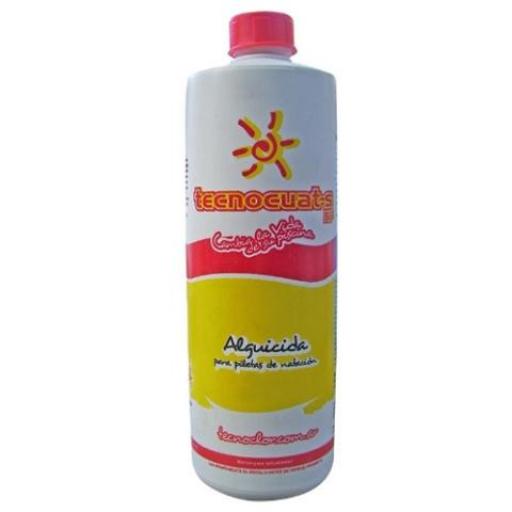 TECNOCLOR TECNOCUAT ALGUICIDA PARA AGUA DE PILETA 1/2 LTS.