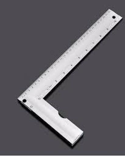 FGTOOLS ESCUADRA CARPINTERO ALUMINIO CON NIVEL 50CM