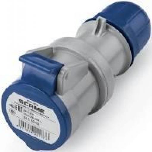SCAME FICHA STECK HEMBRA IP44 2P+T-16A-220V