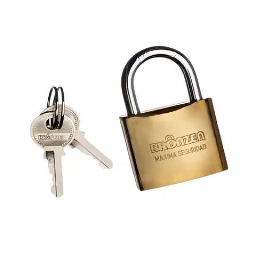 BRONZEN CANDADO 50 MM. BRONCEADO PESADO