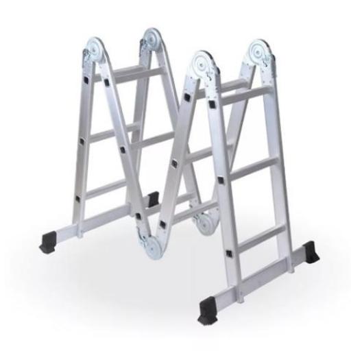 DOGO ESCALERA DE ALUMINIO ARTICULADA 4X3 12 ESCALONES