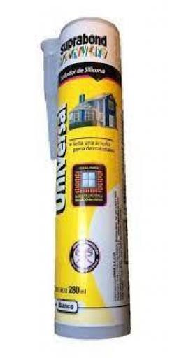 SUPRABOND SILICONA UNIVERSAL 280ML BLANCA