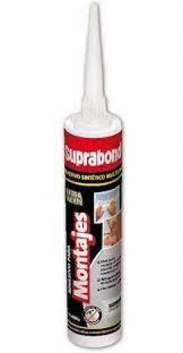 SUPRABOND SILICONA ADHESIVO PARA MONTAJES 280ML